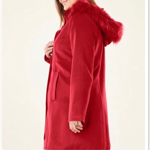 Jessica London red coat - Picture 3 of 10